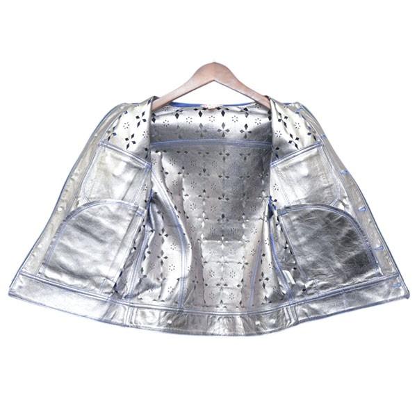 値下げ】MASU 2023SS DIAMOND-CUT LEATHER JACKET ダイアモンドカット 