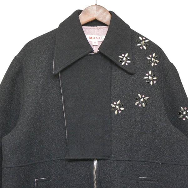 エムエーエスユー MASU 2024AW RAINDROP STUDS COAT レインドロップ
