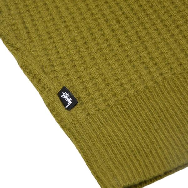 STUSSY（ステューシー） 【値下げ】stussy WAFFLE KNIT CASHMERE CREW