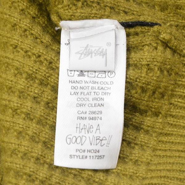 STUSSY（ステューシー） 【値下げ】stussy WAFFLE KNIT CASHMERE CREW
