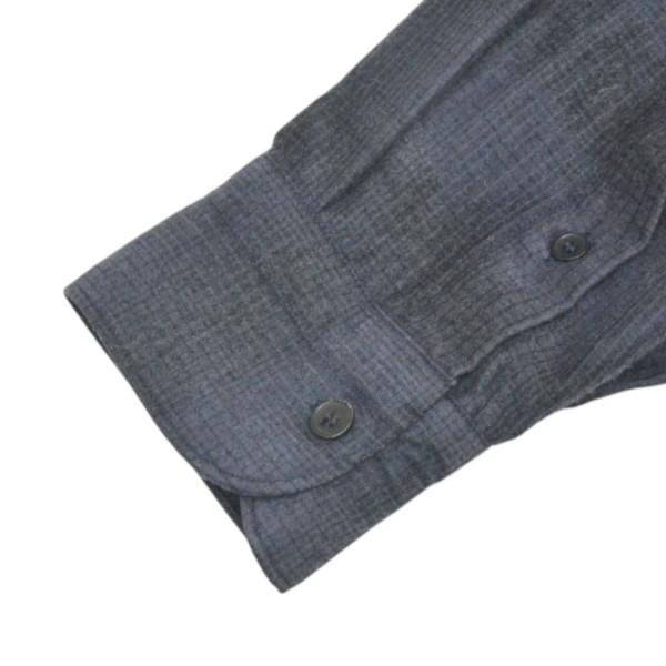 COMOLI（コモリ） COMOLI 2021AW ウールシルクワークシャツ チェック