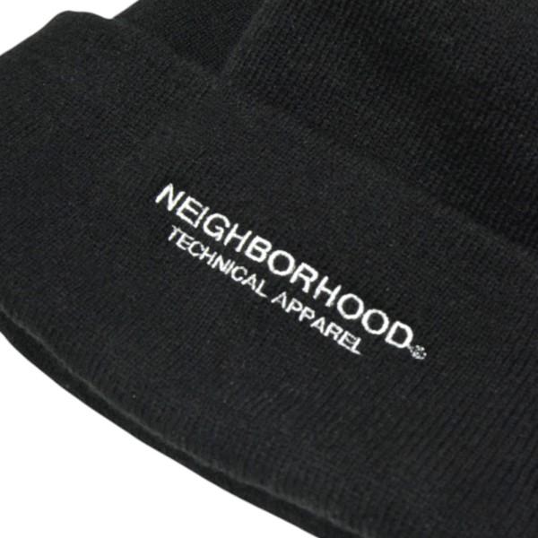 NEIGHBORHOOD ブラック ニット帽 フリーサイズ NEIGHBORHOOD（ネイバーフッド） 【値下げ】NEIGHBORHOOD 2026SS