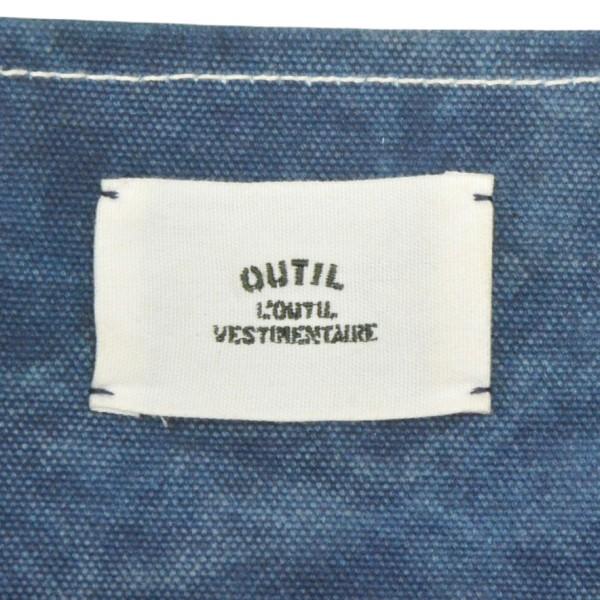 OUTIL ウティ OUTIL COLMAR M インディゴ染めキャンバストートバッグ