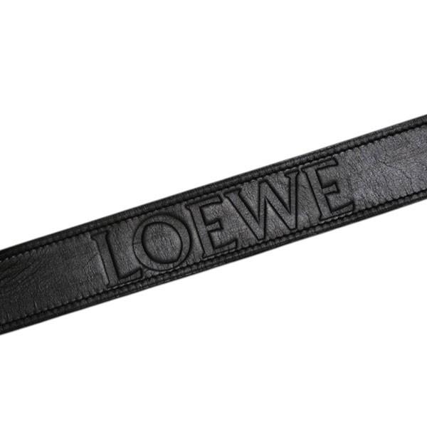 LOEWE（ロエベ） 【値下げ】LOEWE レザーベルト 181407 ブラック