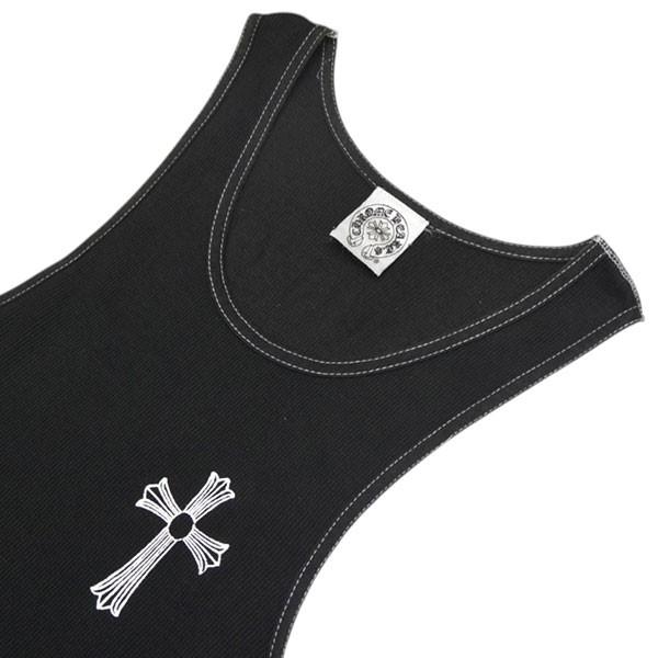 CHROME HEARTS（クロムハーツ） クロスプリントタンクトップ ブラック