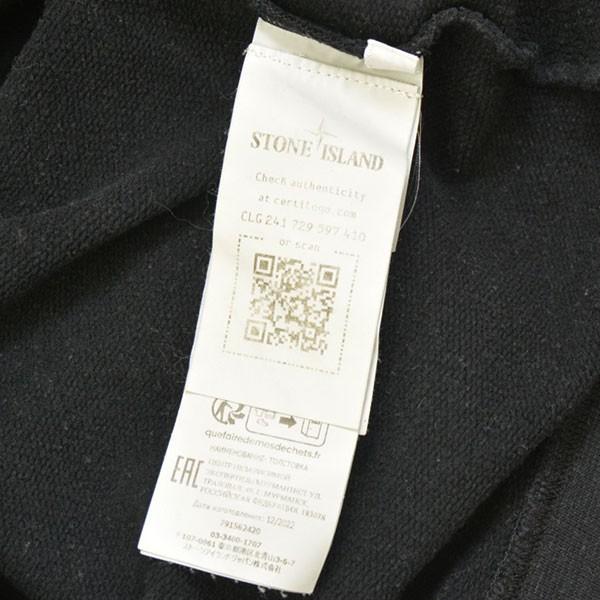 ストーンアイランド STONE ISLAND クルーネックスウェット　トレーナー　791562420 ブラック サイズ：XL_8