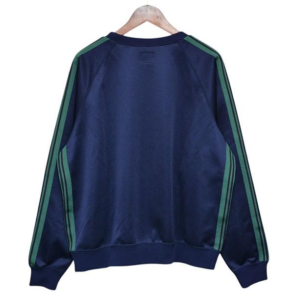 Needles ニードルズ　トラッククルーネックシャツ　ネイビー Needles（ニードルス） ニードルズ Needles Track Crew Neck Shirt