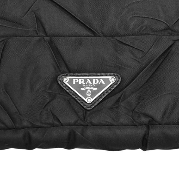 PRADA（プラダ） ナイロンキルティングトートバッグ VA0718 ブラック
