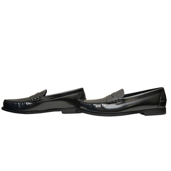 PRADA（プラダ） レザーローファー ブーツ シューズ DNC734 ブラック