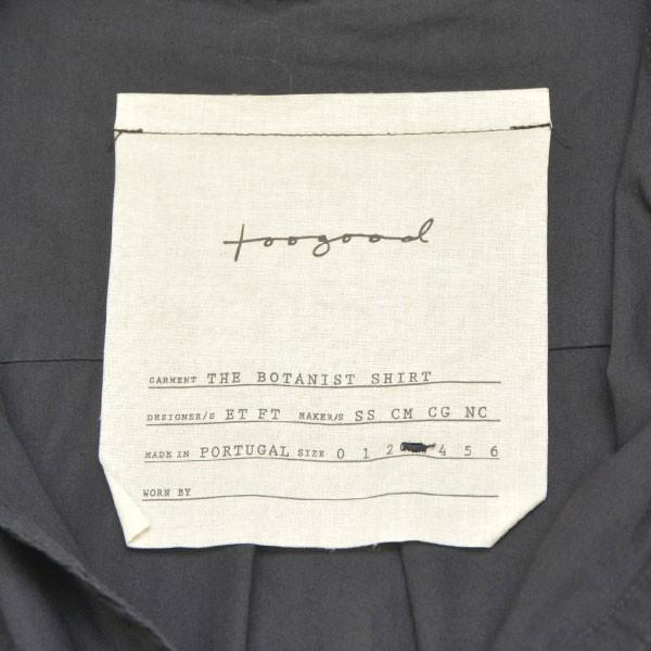 toogood（トゥーグッド） toogood THE BOTANIST SHIRT バンドカラー
