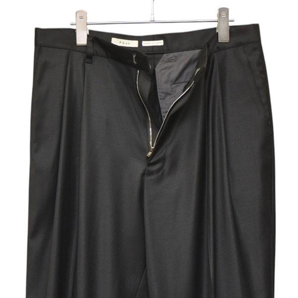 Fuji フジ FUJI SILK WOOL TWO TUCK SLACKS 2タックシルクウール