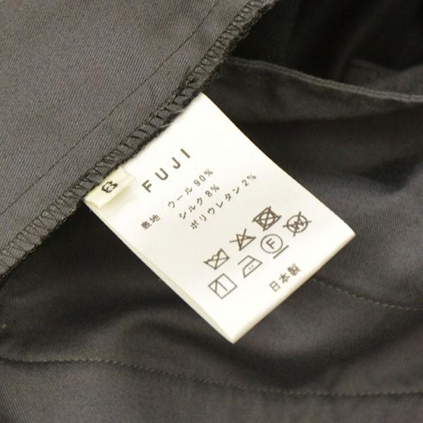 Fuji フジ FUJI SILK WOOL TWO TUCK SLACKS 2タックシルクウール