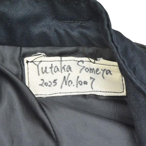 YUTAKA SOMEYA backpack リメイクパンツ ユタカソメヤ YUTAKA SOMEYA バックパックリメイクベスト ブラック