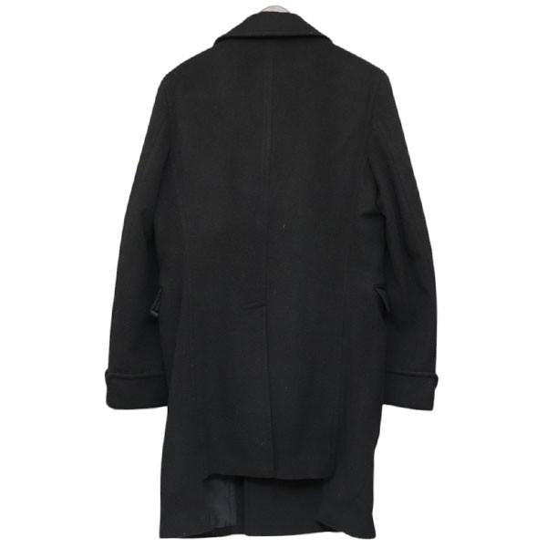 コムデギャルソンオムドゥ ネイビー ダブルブレスト チェスターコート COMME des GARCONS HOMME DEUX コムデギャルソンオムドゥ 2017AW