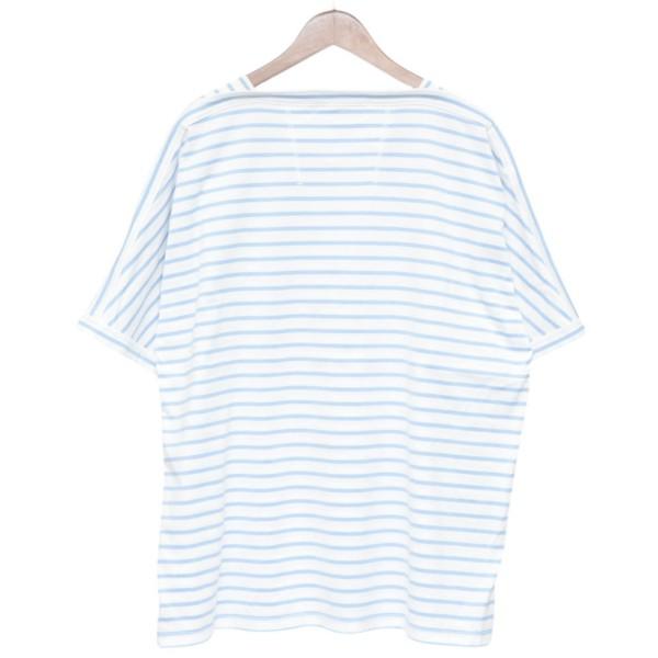 ANSNAM / アンスナム ボーダーカットソー ANSNAM（アンスナム） リヴァーラン ANSNAM riverrun boat neck t