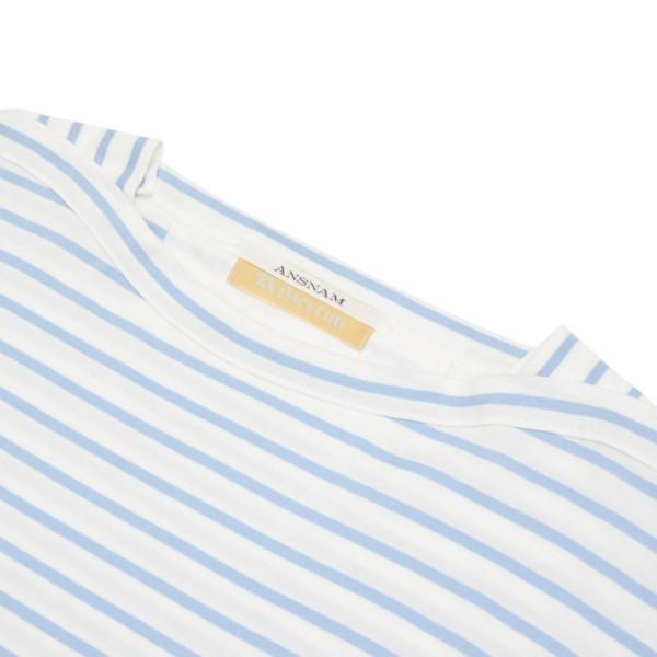 ANSNAM（アンスナム） リヴァーラン ANSNAM riverrun boat neck t