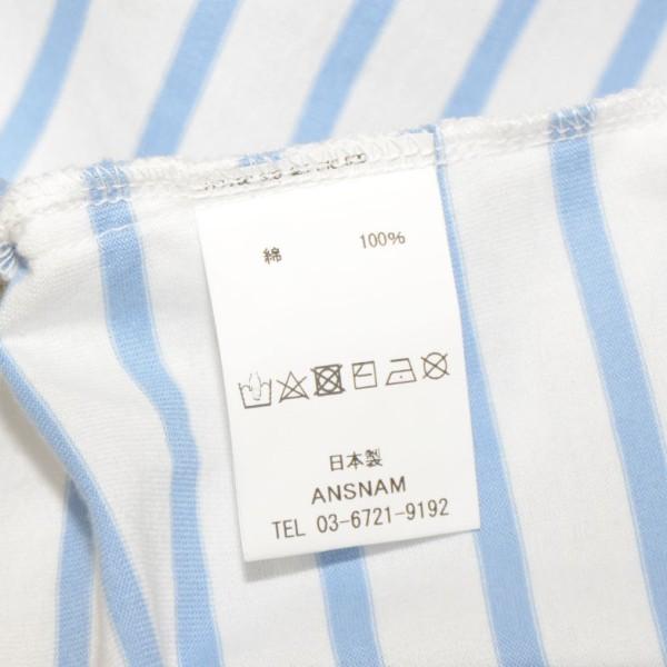 ANSNAM（アンスナム） リヴァーラン ANSNAM riverrun boat neck t