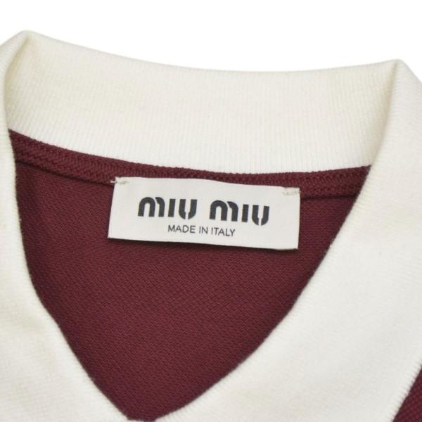 miu miu（ミュウミュウ） ロングスリーブカノコポロシャツ MJL056