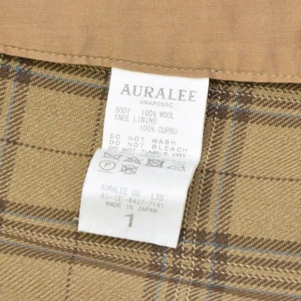 AURALEE（オーラリー） 【値下げ】AURALEE 2019AW WOOL SERGE CHECK