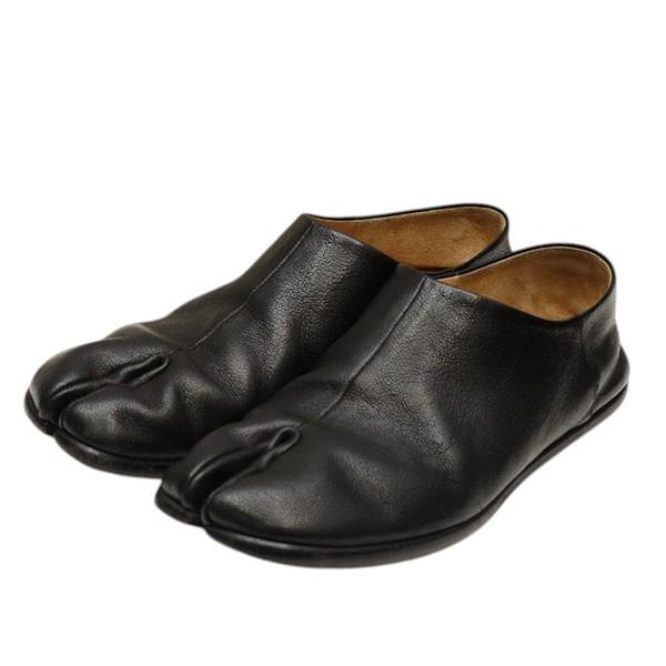 Maison Margiela 足袋 バブーシュブラック 41 Maison Margiela（メゾンマルジェラ） タビ バブーシュ 足袋ブーツ