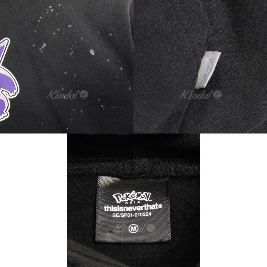 Thisisneverthat X Pokemon Pkm Penteom Hooded Sweatshirt ゲンガー プルオーバーパーカー ブラッ ブランド古着カインドオル 通販 Yahoo ショッピング