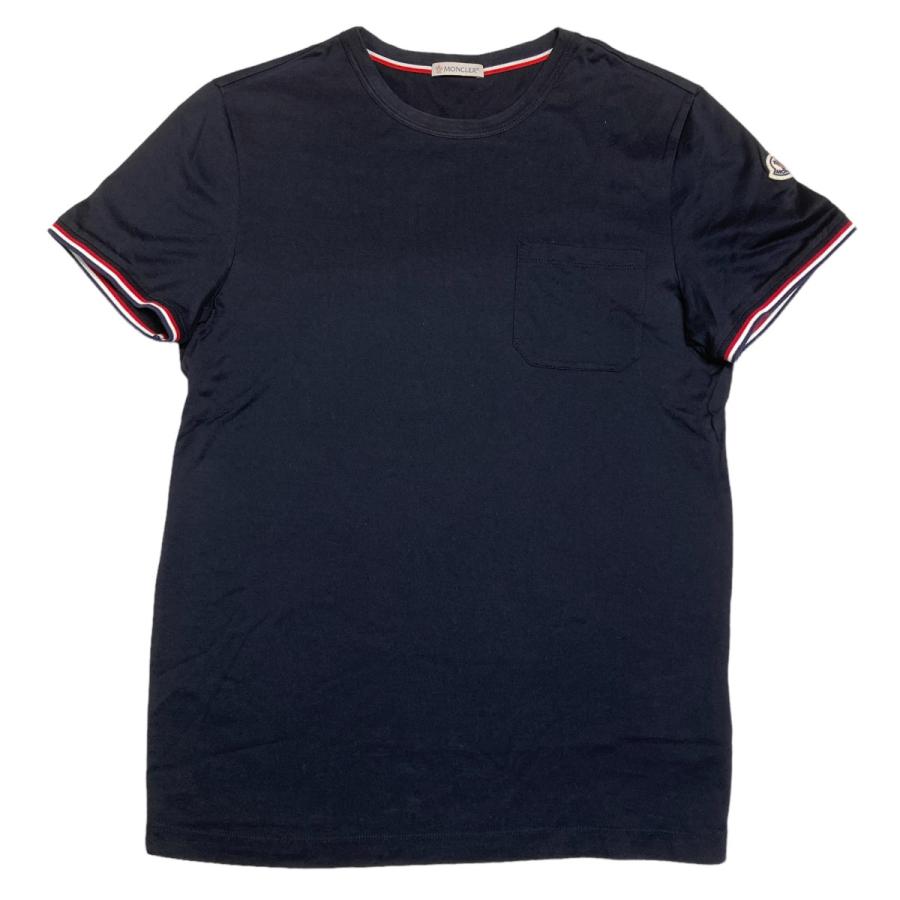 日本初の MONCLER MAGLIA T SHIRT　クルーネックTシャツ ブラック サイズ：S (神戸元町店) 220427 半袖