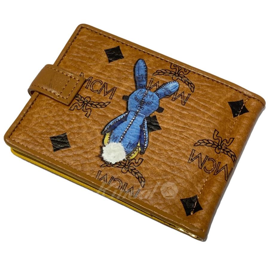 mcmマネークリップ うさぎ MCM エムシーエム ウサギ レザー 二つ折り財布 マネークリップ