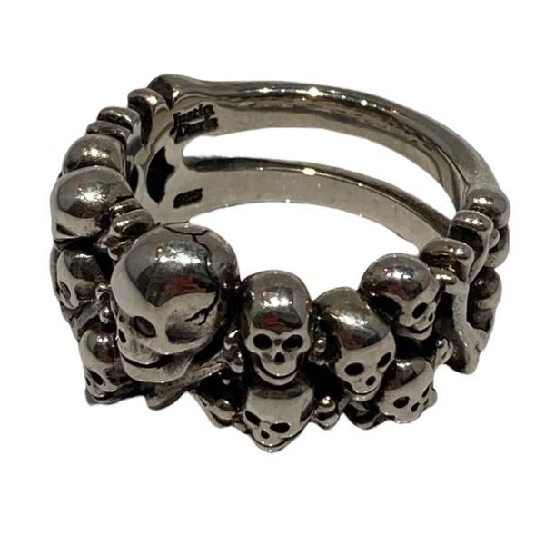 指輪 値下げ Justin Davis スカルリング シルバー サイズ 号 神戸元町店