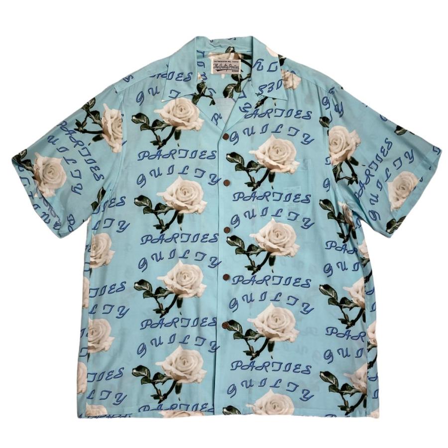 WACKO MARIA 2021SS HAWAIIAN SHIRT S／S 薔薇 半袖アロハシャツ 