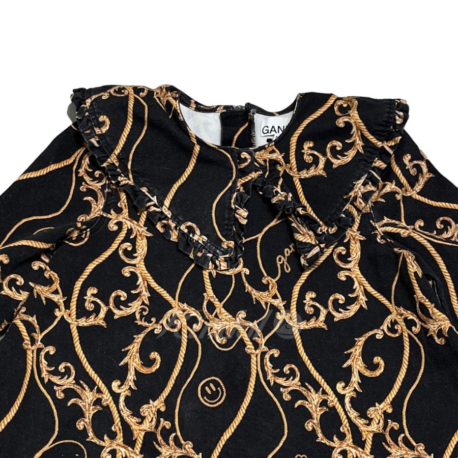 ガニー GANNI DRESS DECORATIVE COLLAR ワンピース-