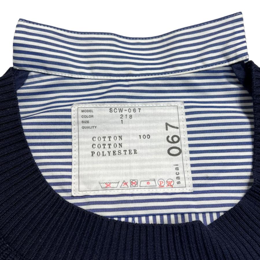 sacai Pre Cooton Knit Dress／SCW-067 ブルー サイズ：1 (神戸元町店)｜kindal｜07
