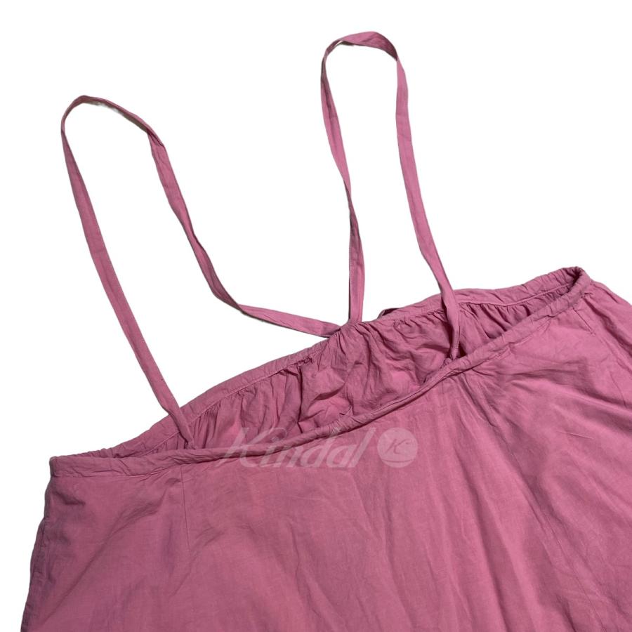 ネストローブ nest Robe 2021SS 天然染めジャンパースカート ピンク  