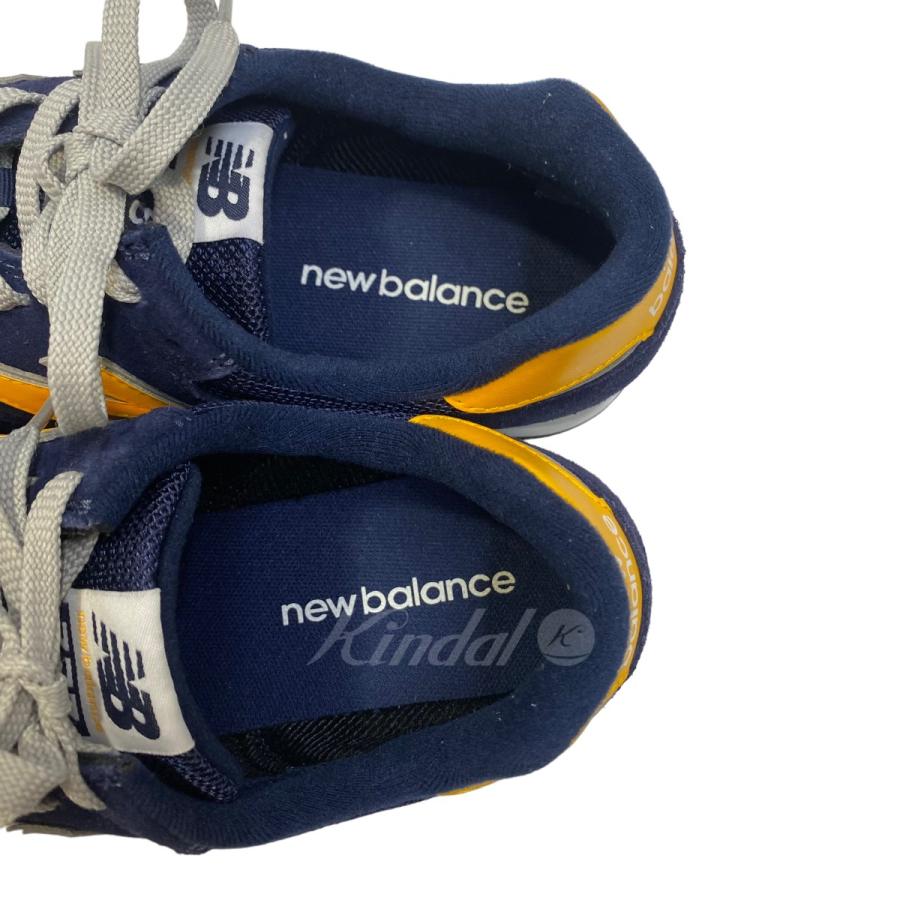 【値下げ】NEW BALANCE ML373AA2 ローカットスニーカー ネイビー×イエロー サイズ：28．0cm (EC)｜kindal｜03