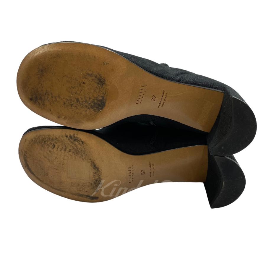 値下げ】STEPHEN VENEZIA ブーツ ブラック サイズ：37 (神戸三宮  