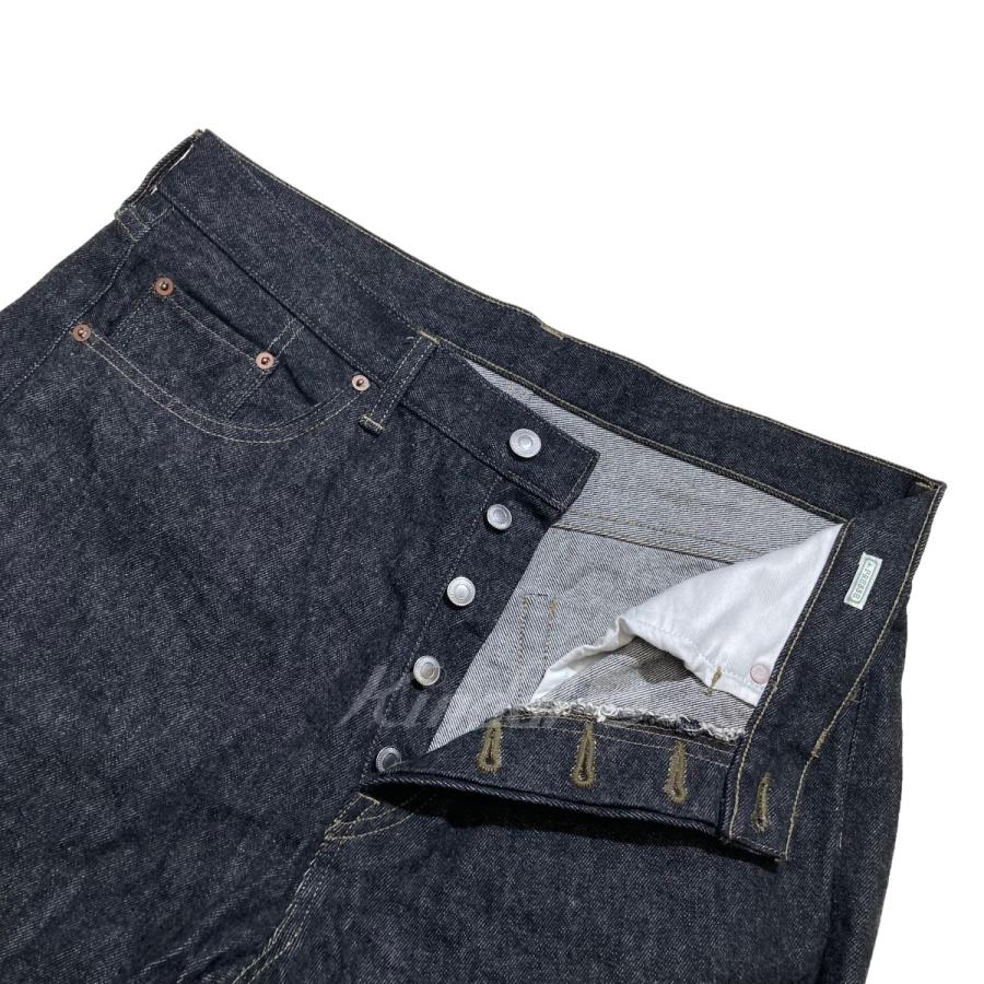 ア プレッセ A．PRESSE 23AW Black Washed Denim Pants デニムパンツ 