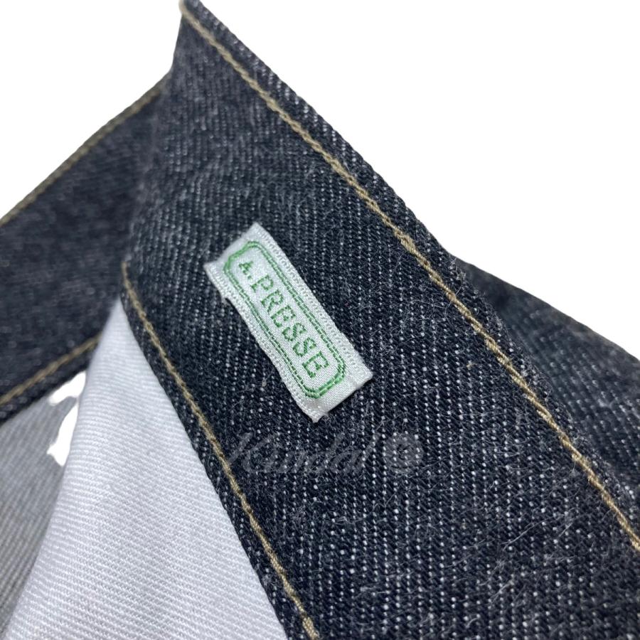 ア プレッセ A．PRESSE 23AW Black Washed Denim Pants デニムパンツ