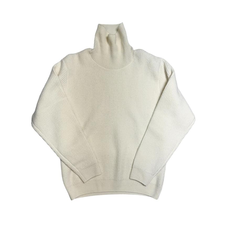 AURALEE(オーラリー)メリノリブニット AURALEE[オーラリー] 23AW Milled French Merino Rib Knit Boat Neck P/O