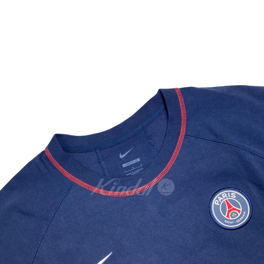 ナイキ NIKE PSG Travel Top 半袖Tシャツ／dn1326-410 ネイビー サイズ：L｜kindal｜03