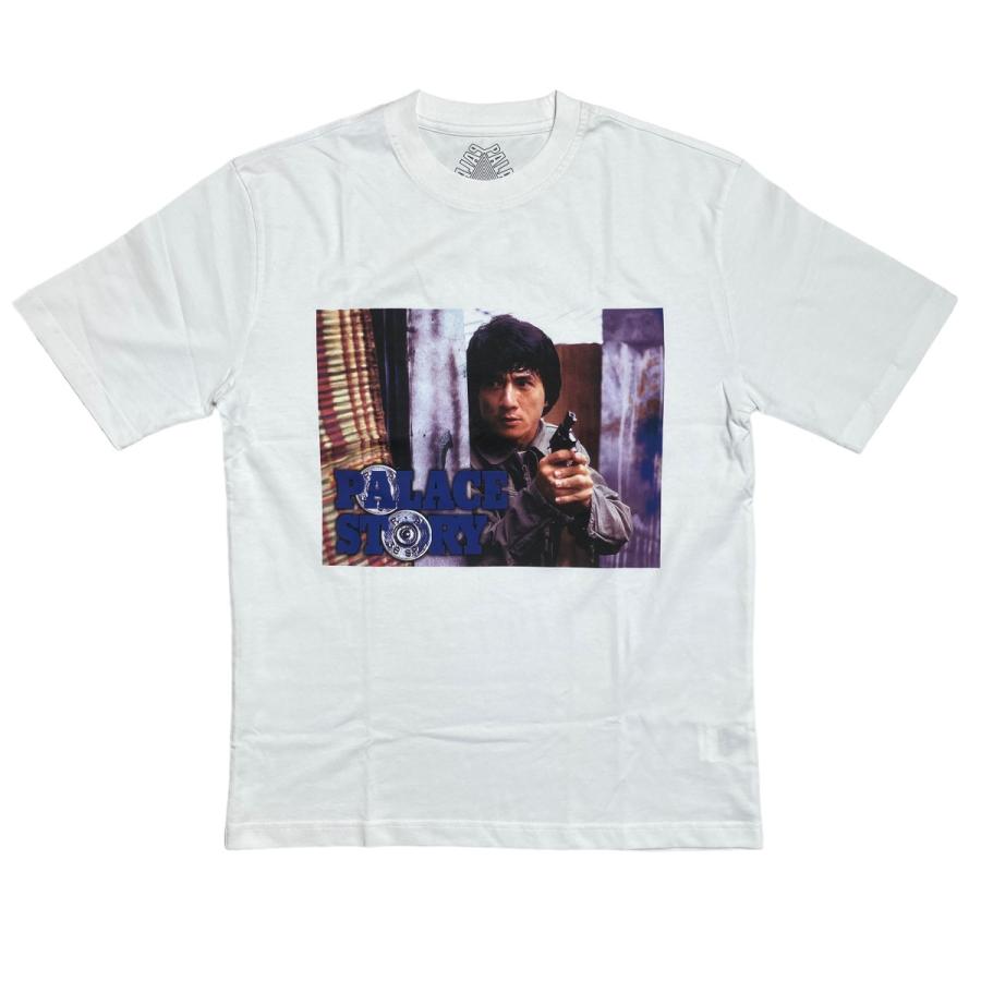 PALACE パレス ジャッキーチェン プリント半袖Tシャツ ホワイト サイズ 