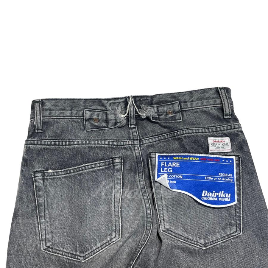 DAIRIKU Flare Denim Pants フレアデニムパンツ／23ss d-8 グレー