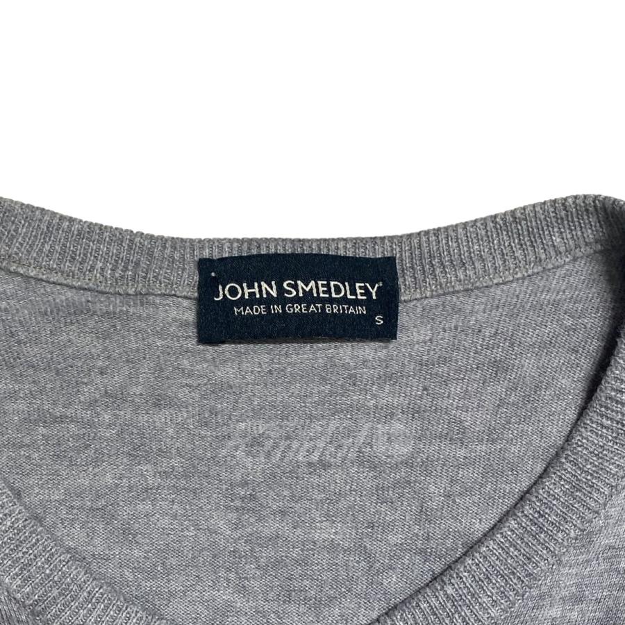 ジョンスメドレー JOHN SMEDLEY カーディガン グレー サイズ：S｜kindal｜06