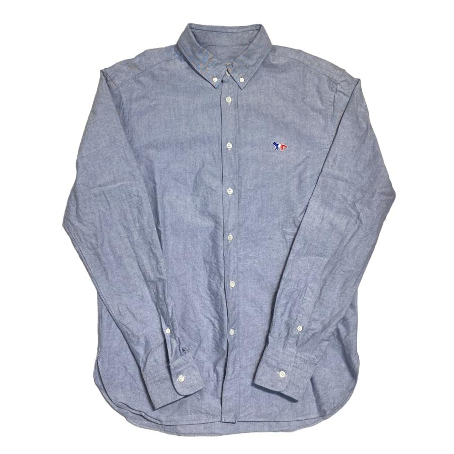 メゾンキツネ MAISON KITSUNE ワンポイント ボタンダウンシャツ KMH 