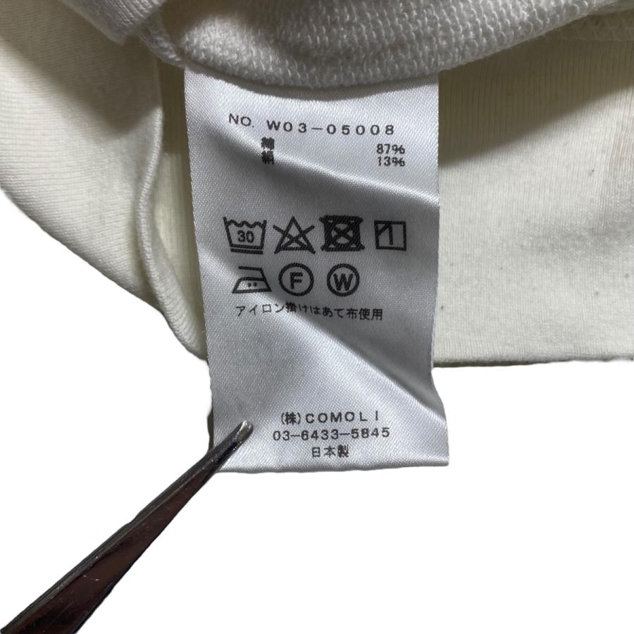 COMOLI コモリ コットンシルク長袖クルー Tシャツ W03-05008 COMOLI コモリ コットンシルク長袖クルー Tシャツ W03-05008