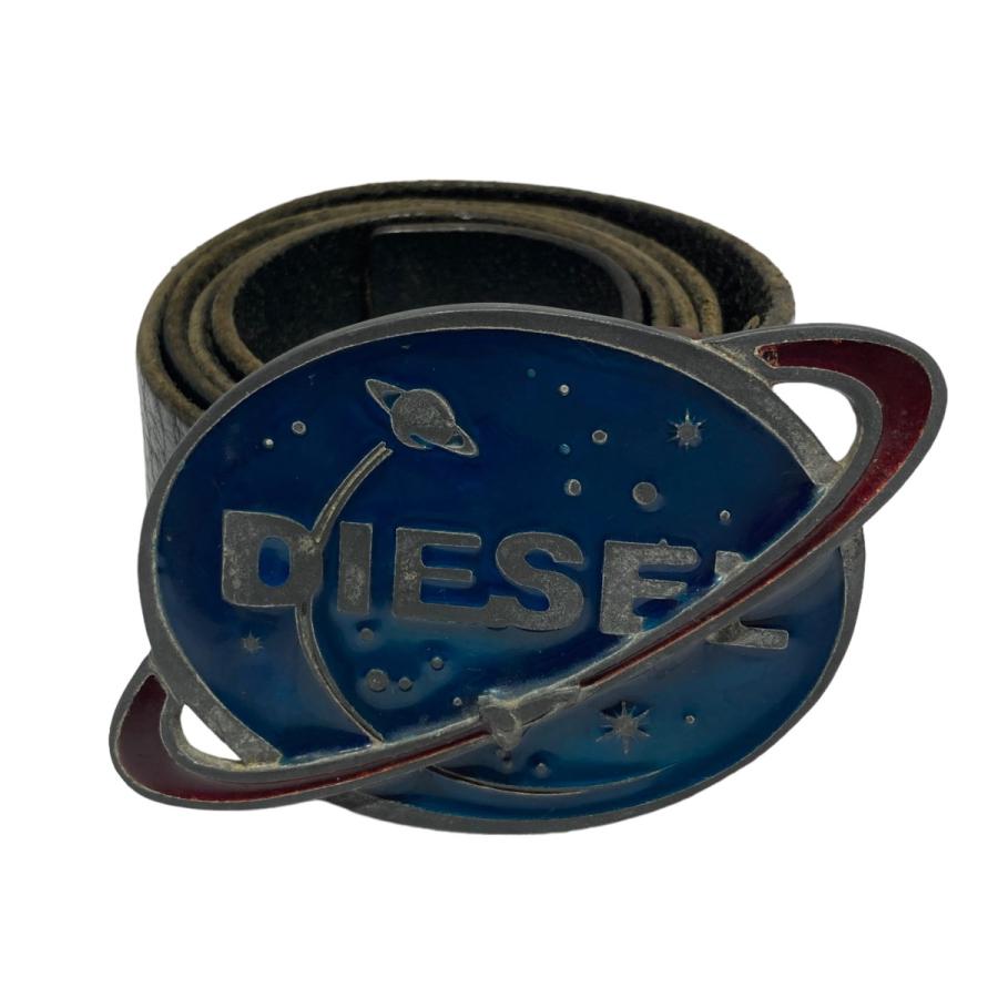 DIESEL 【値下げ】DIESEL 宇宙バックル レザーベルト ブラック DIESEL 【値下げ】DIESEL 宇宙バックル レザーベルト ブラック