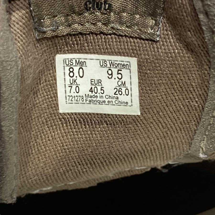 VANS×WTAPS OG クロスボーン スニーカー 721278 ベージュ サイズ：26.0