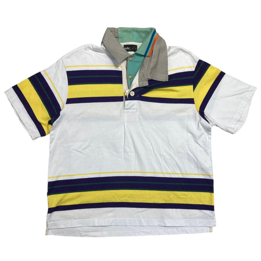 Color カラー KOLOR 23SS SHORT SLEEVED PIQUE ドッキング ボーダー 