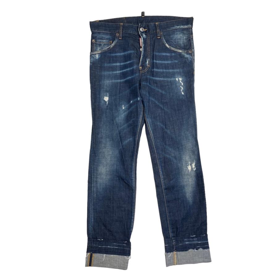 ディースクエアード DSQUARED2 18AW Run Dan Jean ロールアップ デニム 