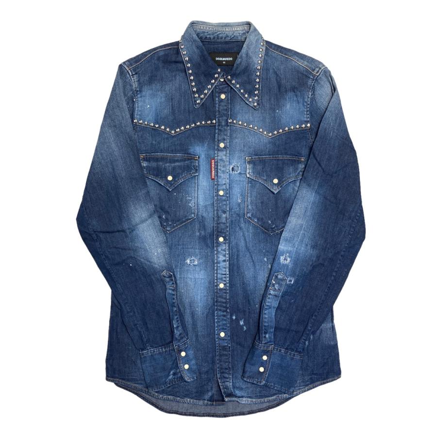 あ*ん様 DSQUARED2 デニムシャツ 44 DSQUARED2 デニムシャツ サイズ44
