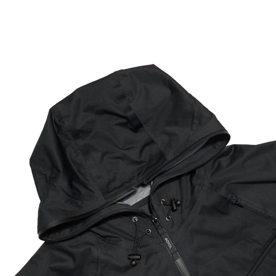 ROTOL ロトル SHELL PARKA シェルパーカー r130yc1 ブラック サイズ：2 