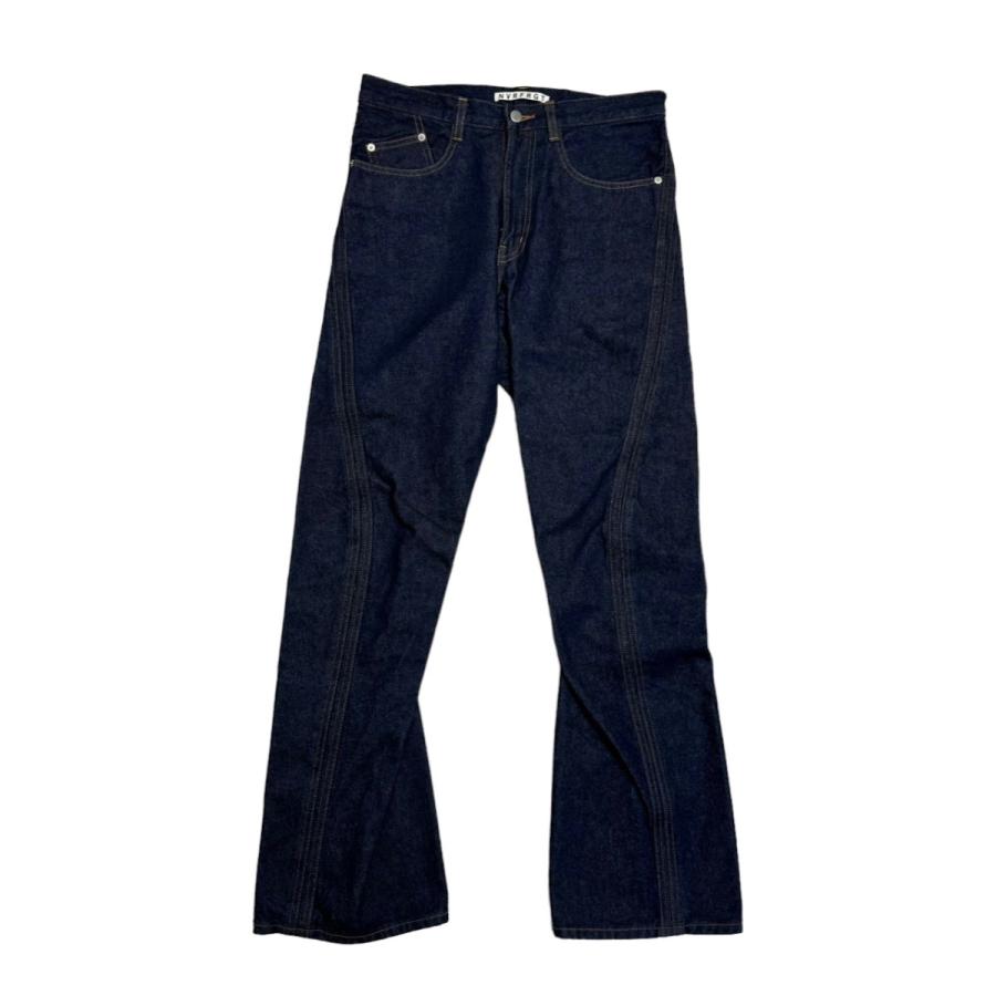 ネヴァーフォーゲット NVRFRGT 3D TWISTED JEANS デニムパンツ 